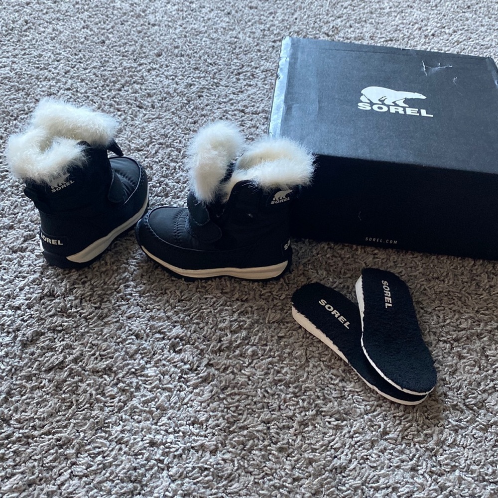 Sorel toddler winter boots.